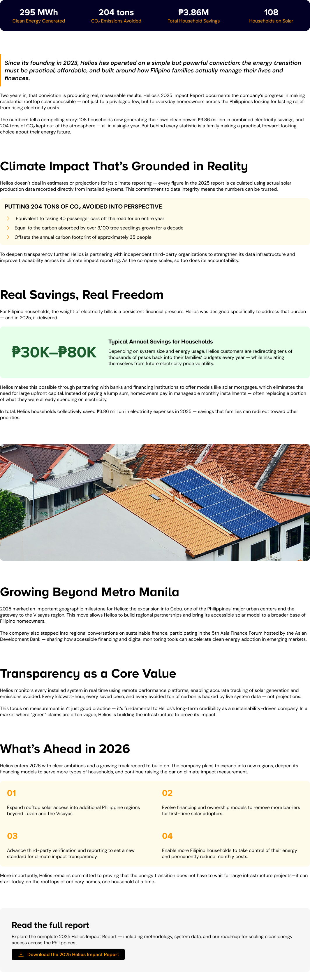 Solar installation by Helios